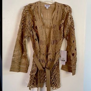 Per Se by Carlisle woven sweater, never worn NWT